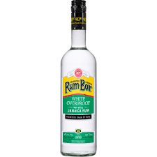 Rum Bar Premium White Overproof Rum 12 Units/ 750 ml