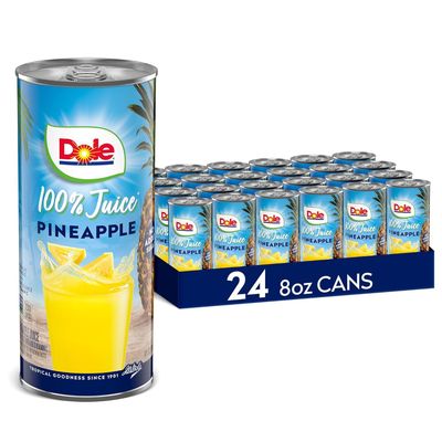 Dole 100% Pineapple Juice 24 x 8.4 oz (can)
