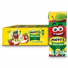 Mott's 100% Apple Juice (Boxes) 32 units/200ml/6.75oz