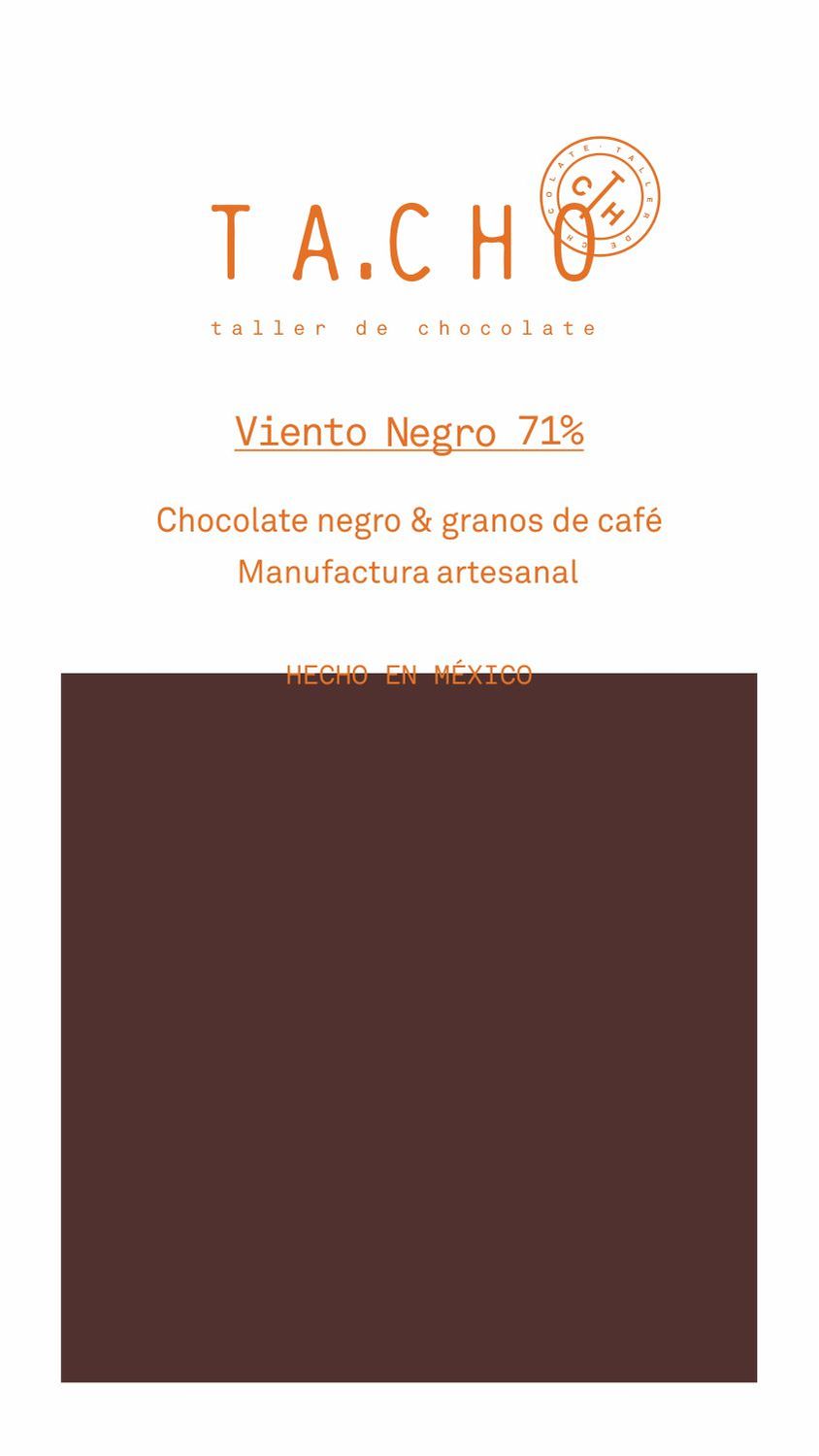 Viento Negro 71% &amp; granos de café