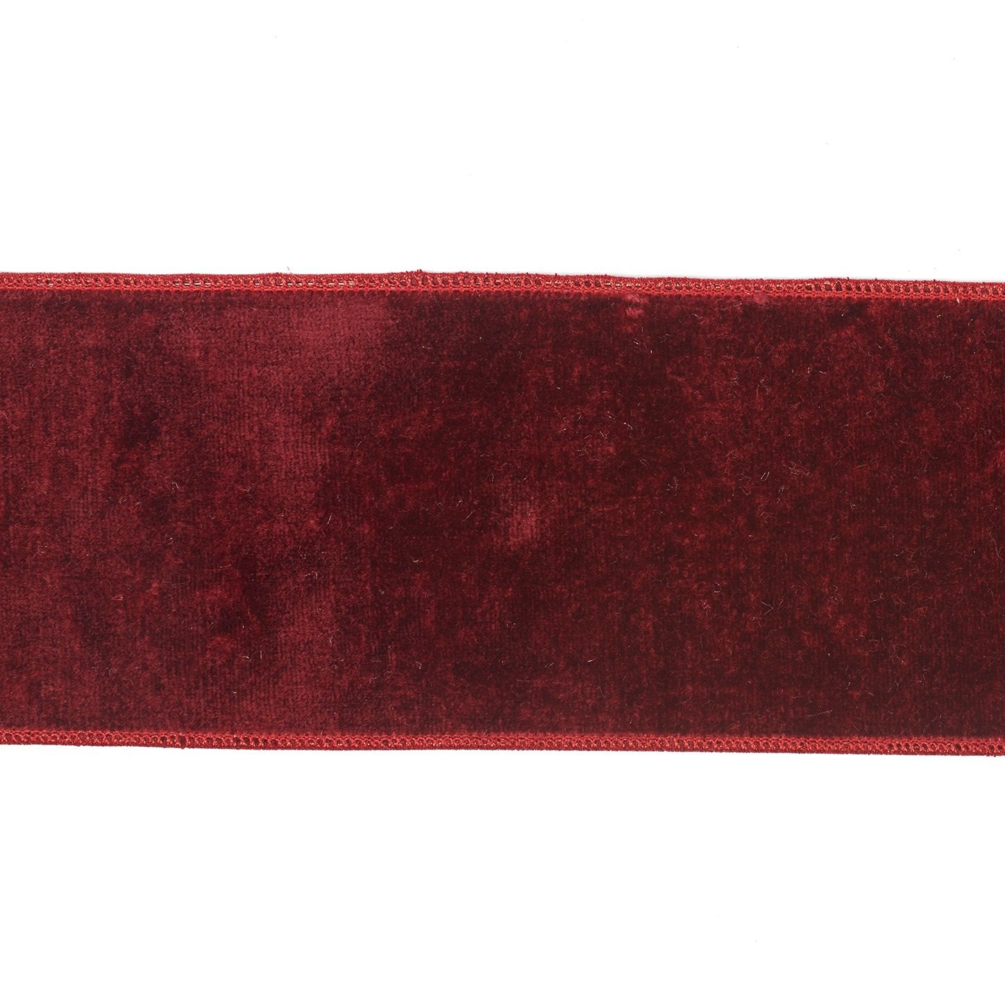 VELV.RIBBON BURG 10CM/5Y