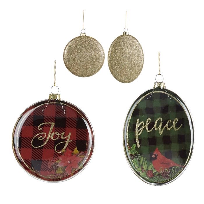GLASS TART. JOY/PEACE 13CM