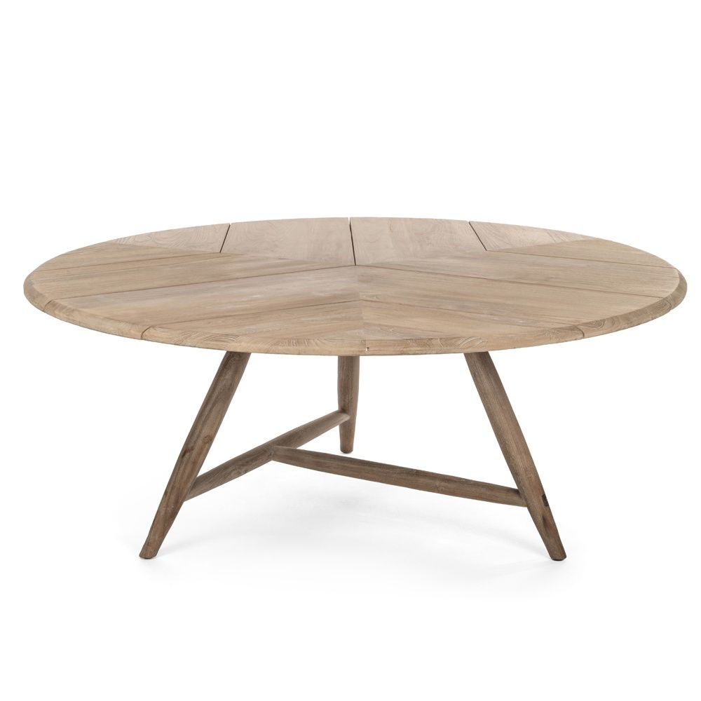 Low Dining Round Table Faye XL