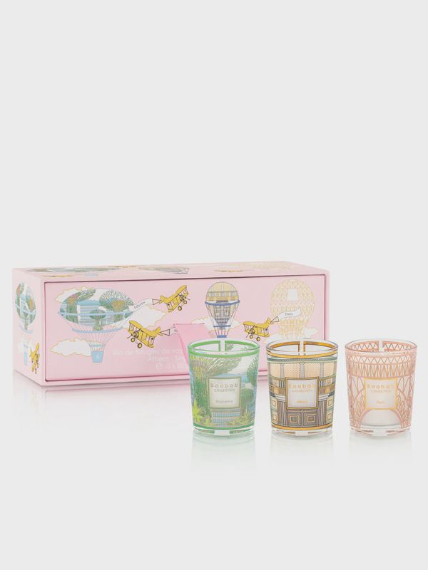 Trio Travel Candles // Singapore - Athens - Paris