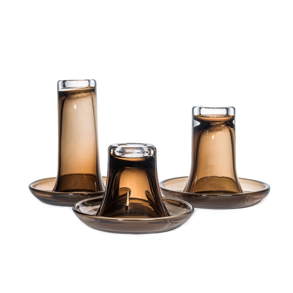 Candle Holder Luz - Topaz - Large
