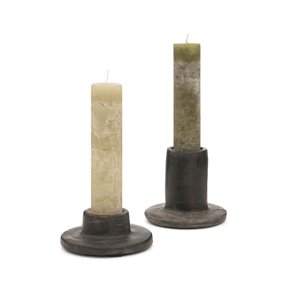 Candle Holder Musti - Terracotta Fume - Large