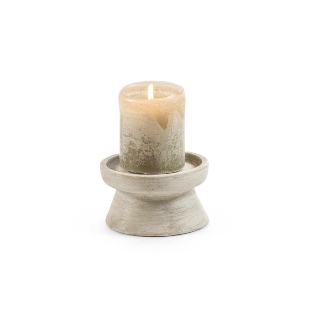 Candle Holder Kenny - Ivory