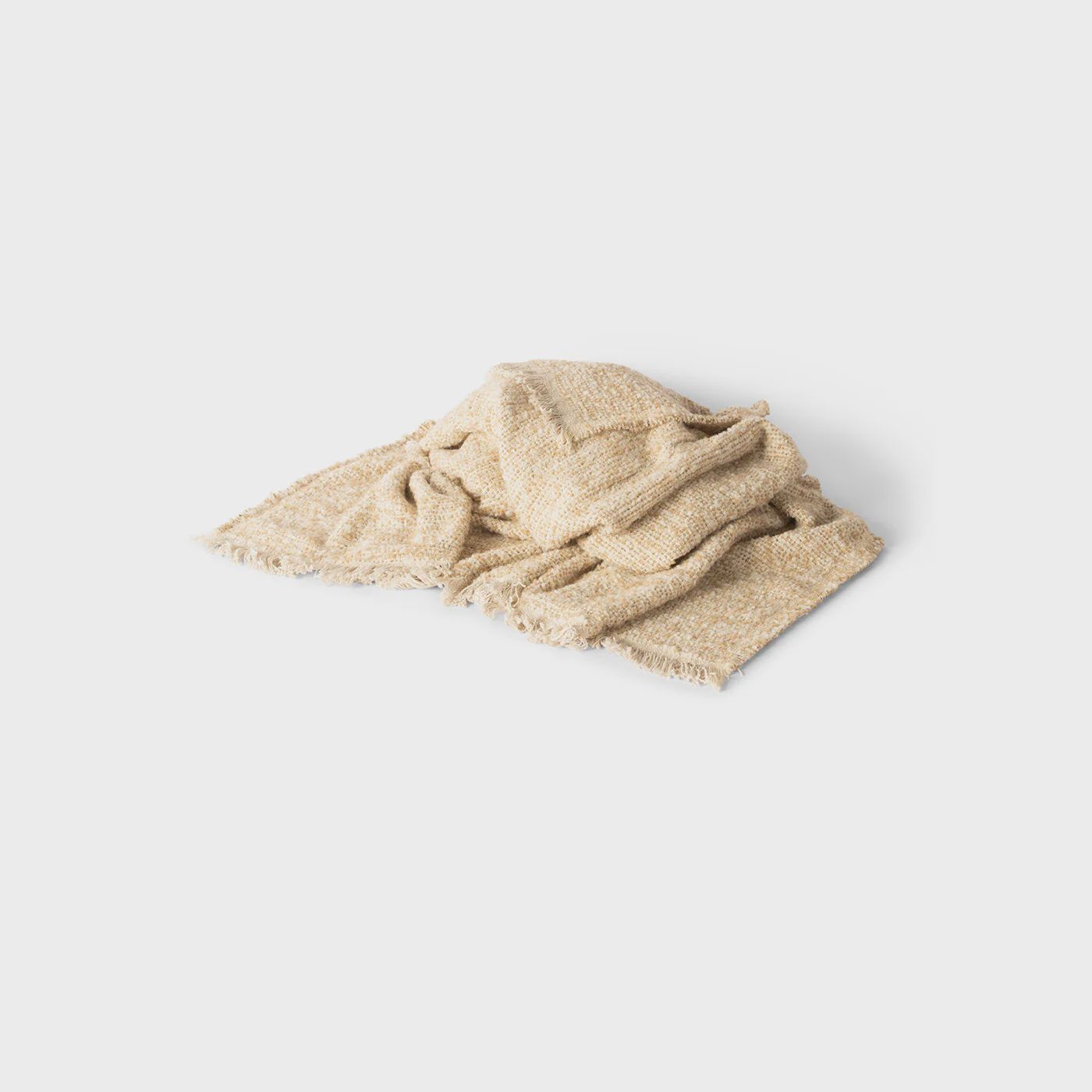 Plaid - Throw Beige
