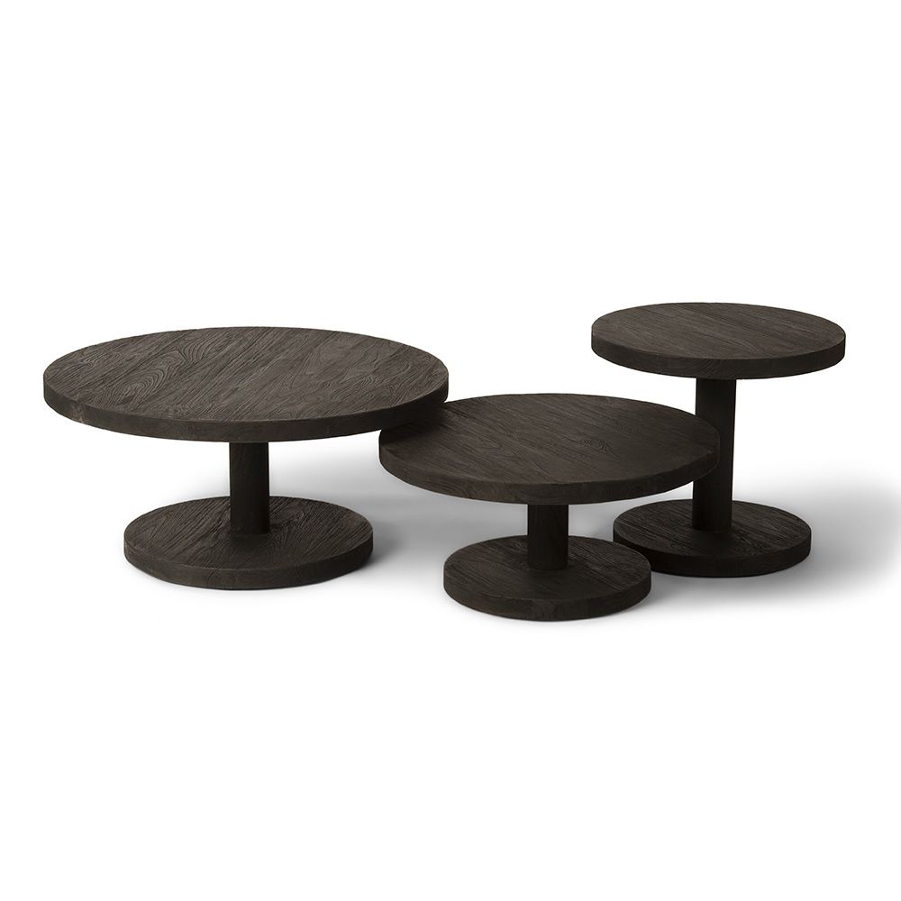 Round Side Table Phil - Anthracite -  Large