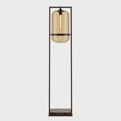 Floor Tube Marble 50 Bronze Champagne