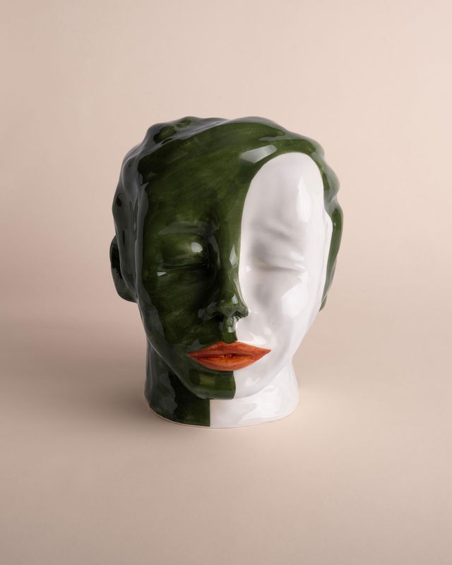 Bowie Green - White - Orange