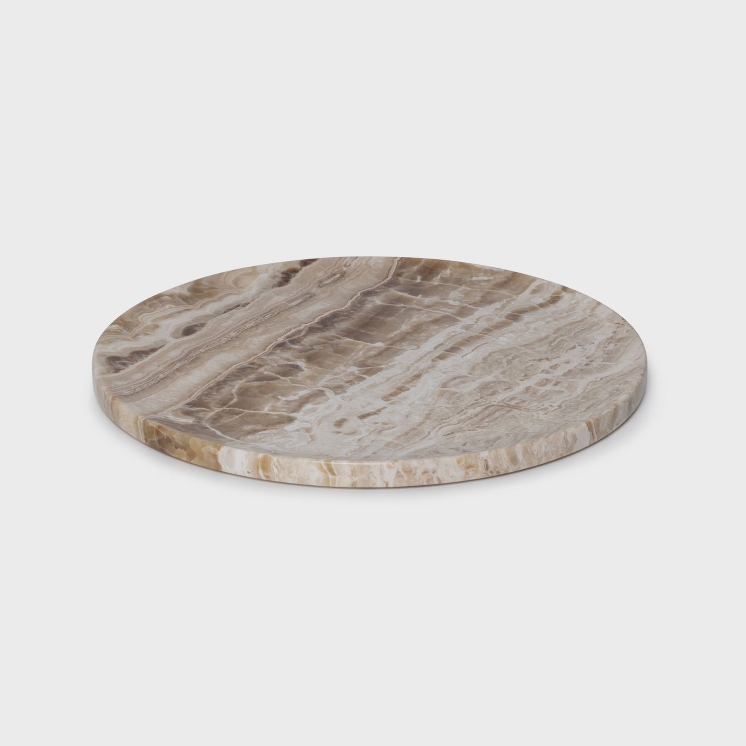 Sandal onyx dienblad rond 40cm
