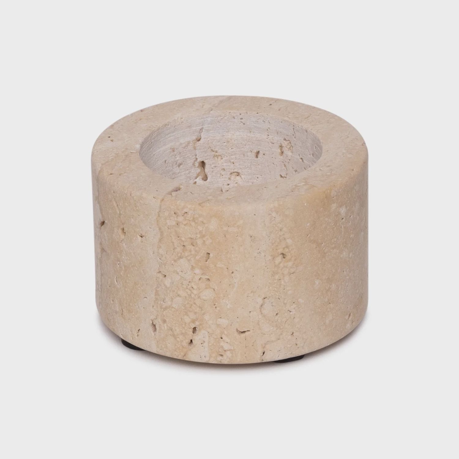 Travertine waxinelichthouder S