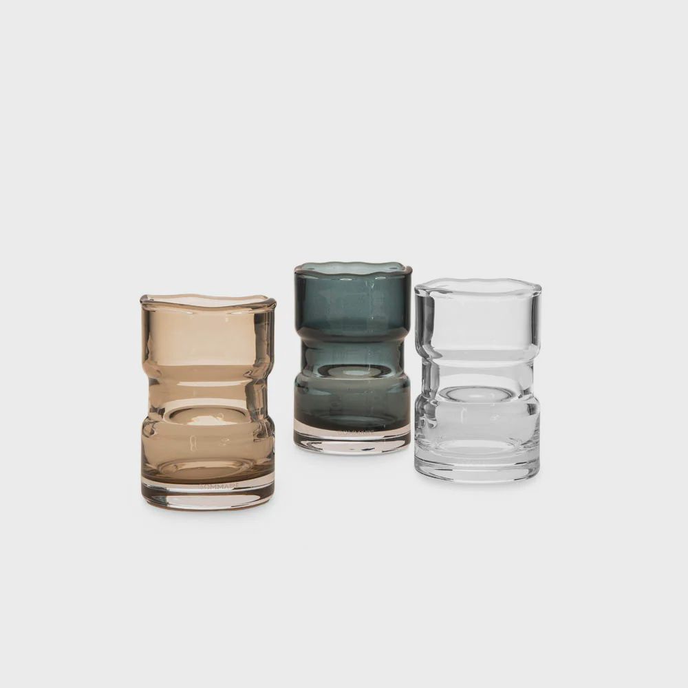 T-Light Holder Jack - Topaz Glass