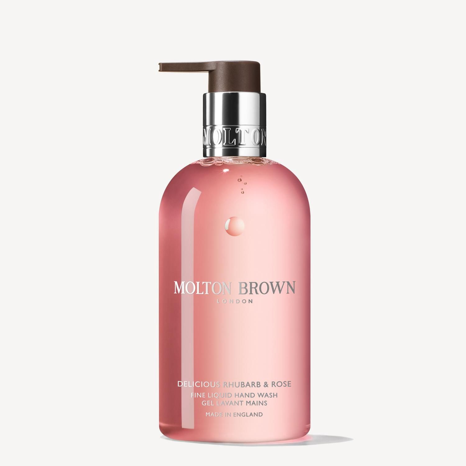 Delicious Rhubarb &amp; Rose Fine Liquid Hand Wash 300ml