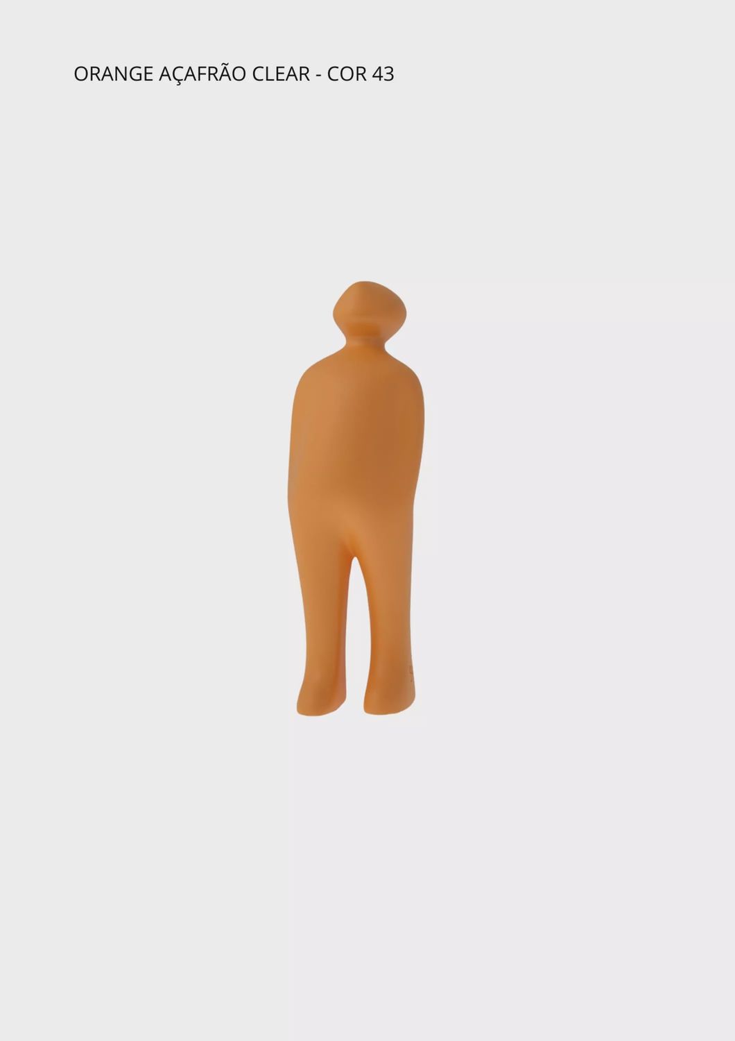 The Visitor SMALL orange acafrao clear - COR43