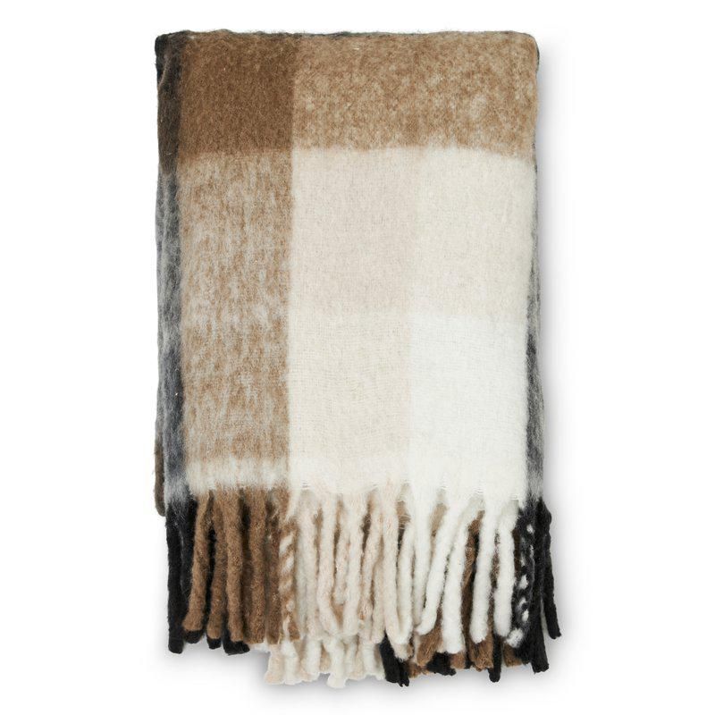 BELLO GRANDE THROW -BROWN/BEIGE