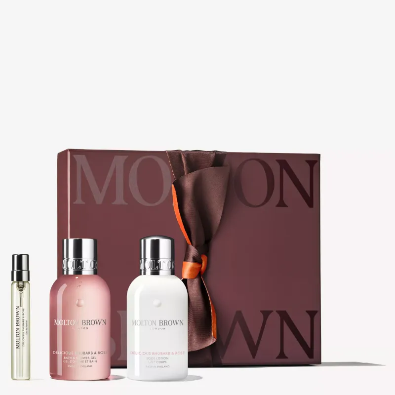 Delicious Rhubarb &amp; Rose Gift Set