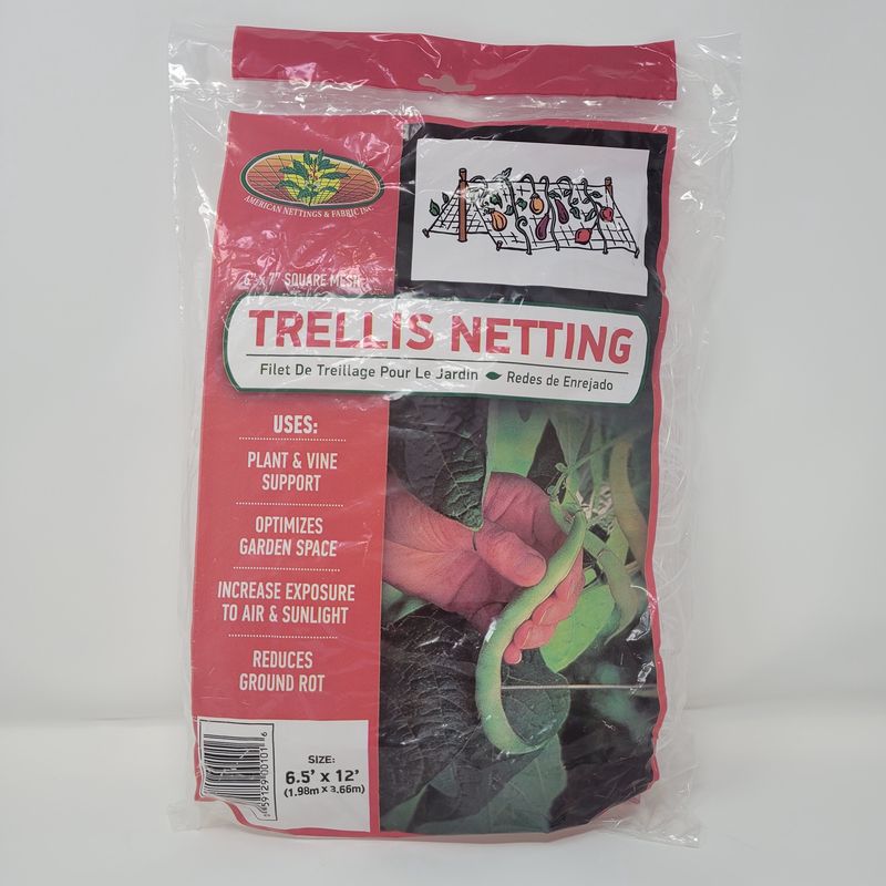 Trellis Netting 6.5’x12’ clear 6"