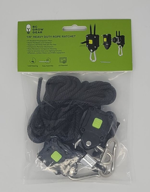 BC Grow Gear Rope Ratchet 1/8" pair