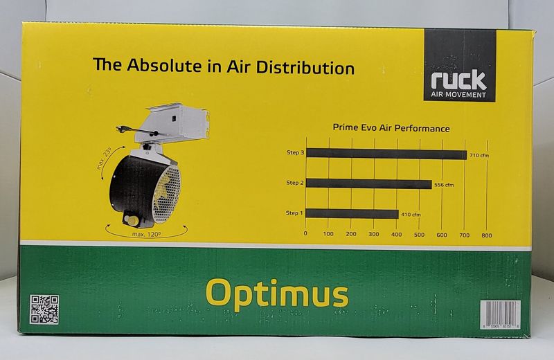 Ruck Optimus Oscillating Fan 8 "