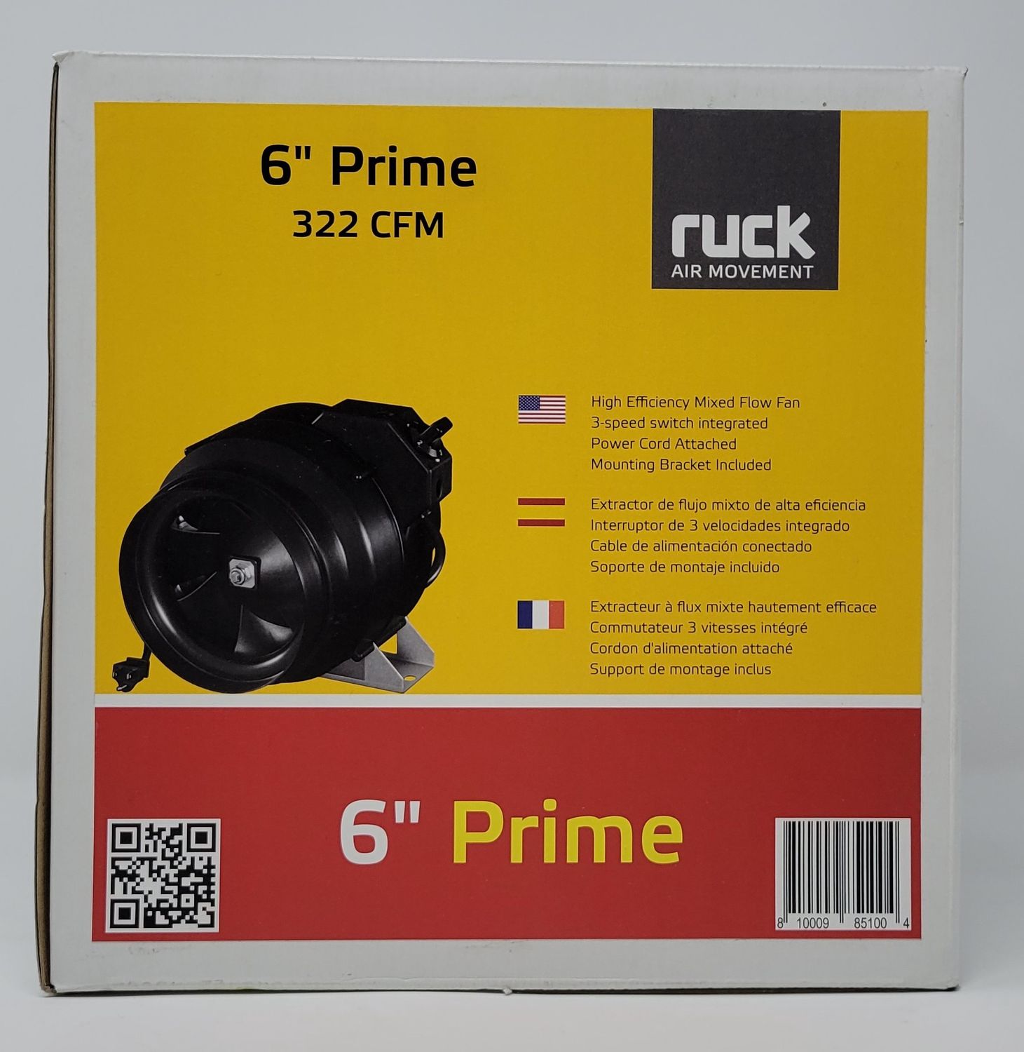 Ruck Prime Inline Fan 6 "