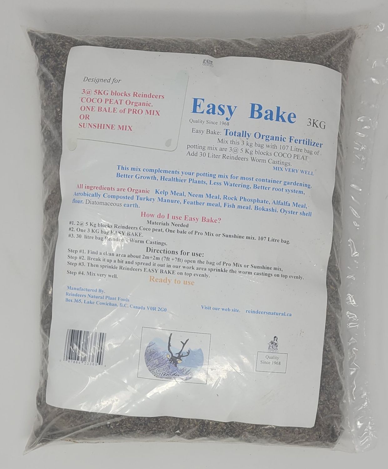 Easy Bake Reindeer 3kg