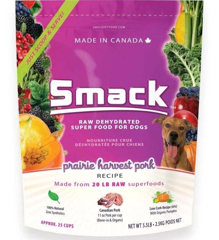 Smack Prairie Harvest Pork Dog Food 2.5KG