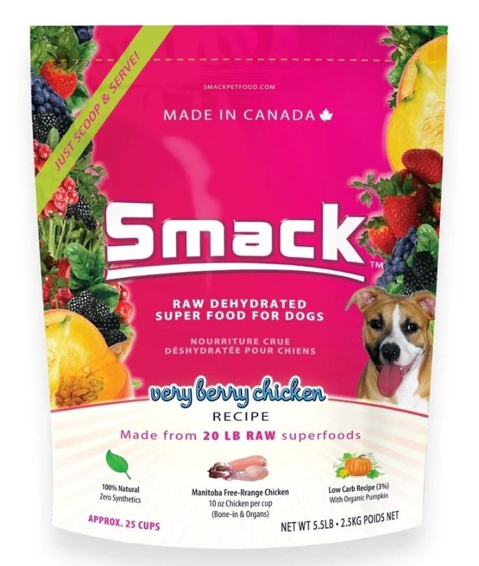 Smack Very Berry Chicken Dog Food 2.5KG