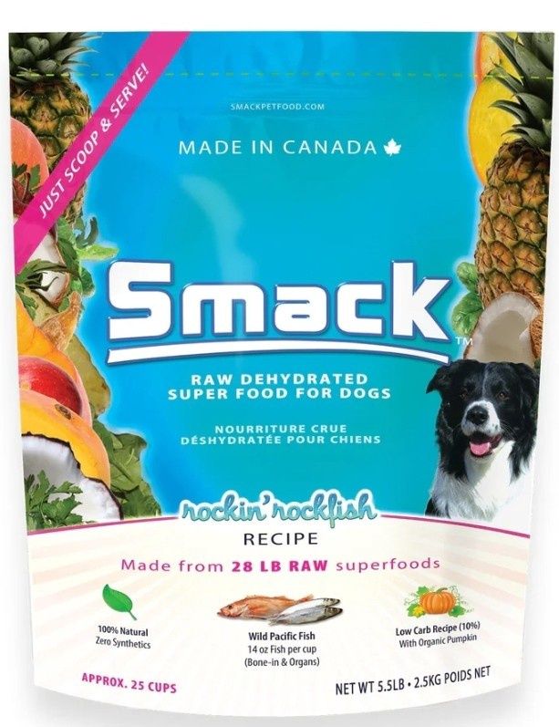 Smack Rockin’ Rockfish Dog Food 2.5KG