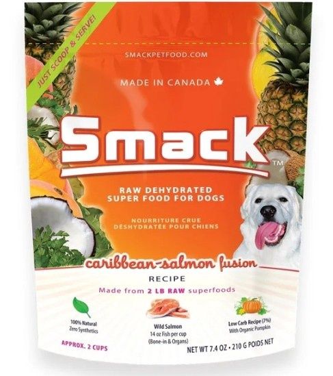 Smack Caribbean-Salmon Fusion Dog Food 210g