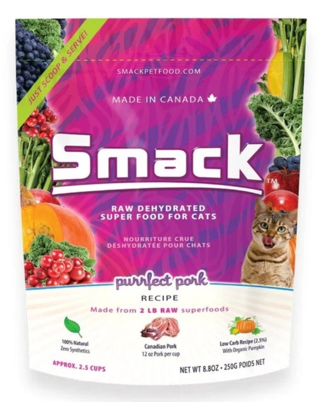Smack Purrfect Pork Cat Food 250g