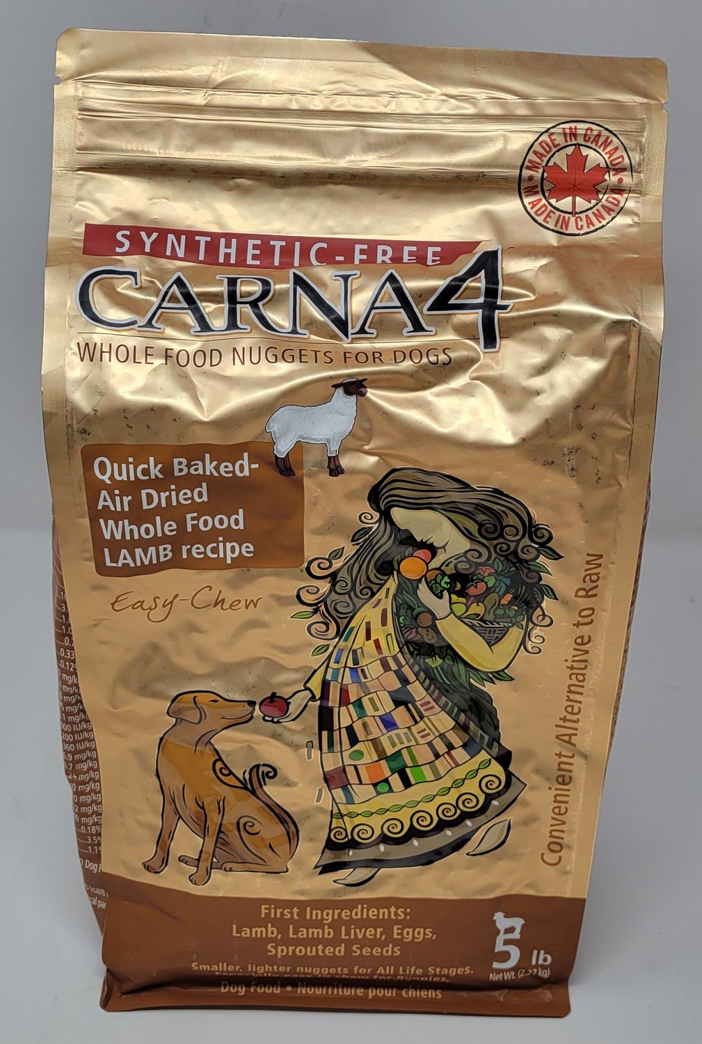 Carna4 Lamb Dog Food 5lb