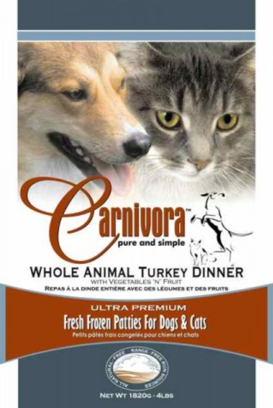 Carnivora Turkey Dinner w/ Veg n&#39; Fruit Bulk 25lb