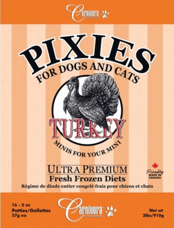 Carnivora Pixies Turkey Minis 2lb