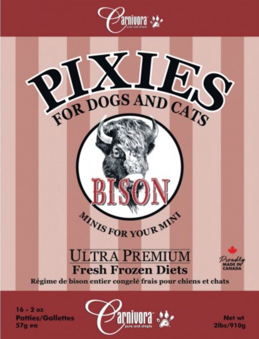 Carnivora Pixies Bison Minis 2lb