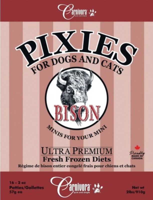 Carnivora Pixies Bison Minis 2lb