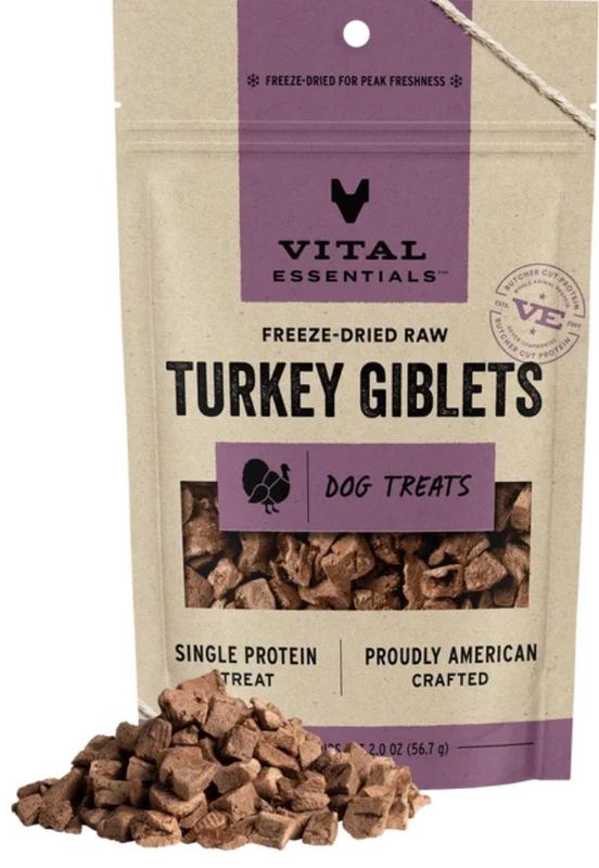 Vital Essentials FD Raw Turkey Giblets 2oz