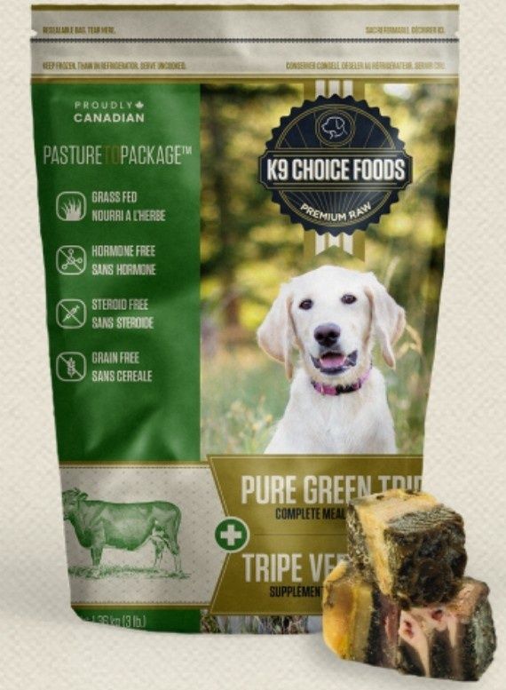 K9 Choice Pure Green Tripe 3lb