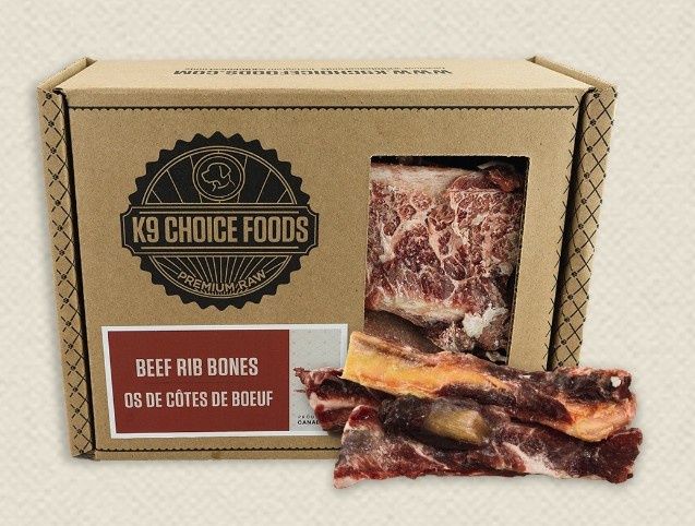 K9 Choice Beef Rib Bones 3lb