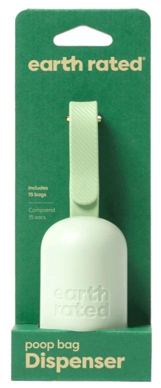 Earth Rated Poop Bag Leash Dispenser w/15 bags