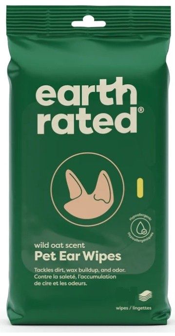 Earth Rated Pet Ear Wipes 60pk