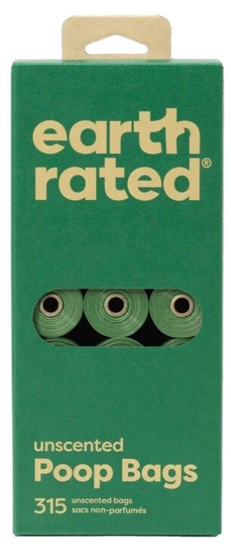 Earth Rated Unscented Poop Bags Refill 21 Rolls/ 315 Bags