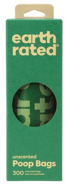Earth Rated Unscented Poop Bags 300 bags