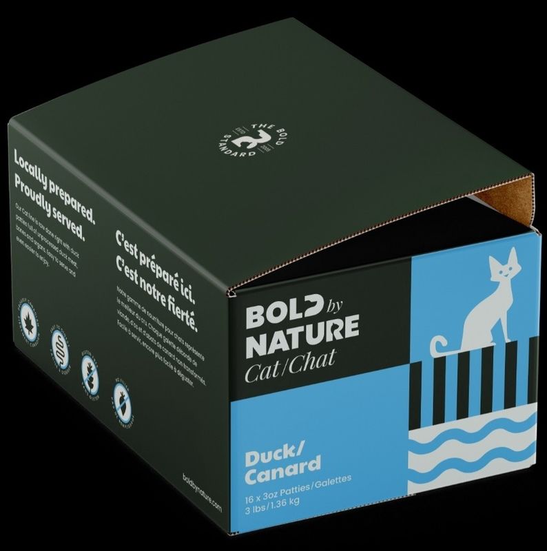 Bold by Nature Duck Patties Cat Food 3lb
