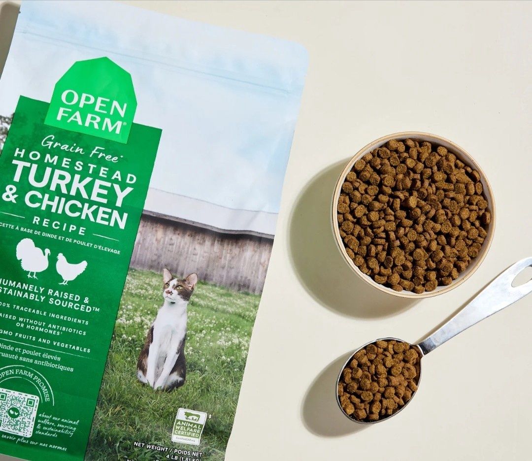 Open Farm Grain Free Turkey and Chicken Cat Food 4lb