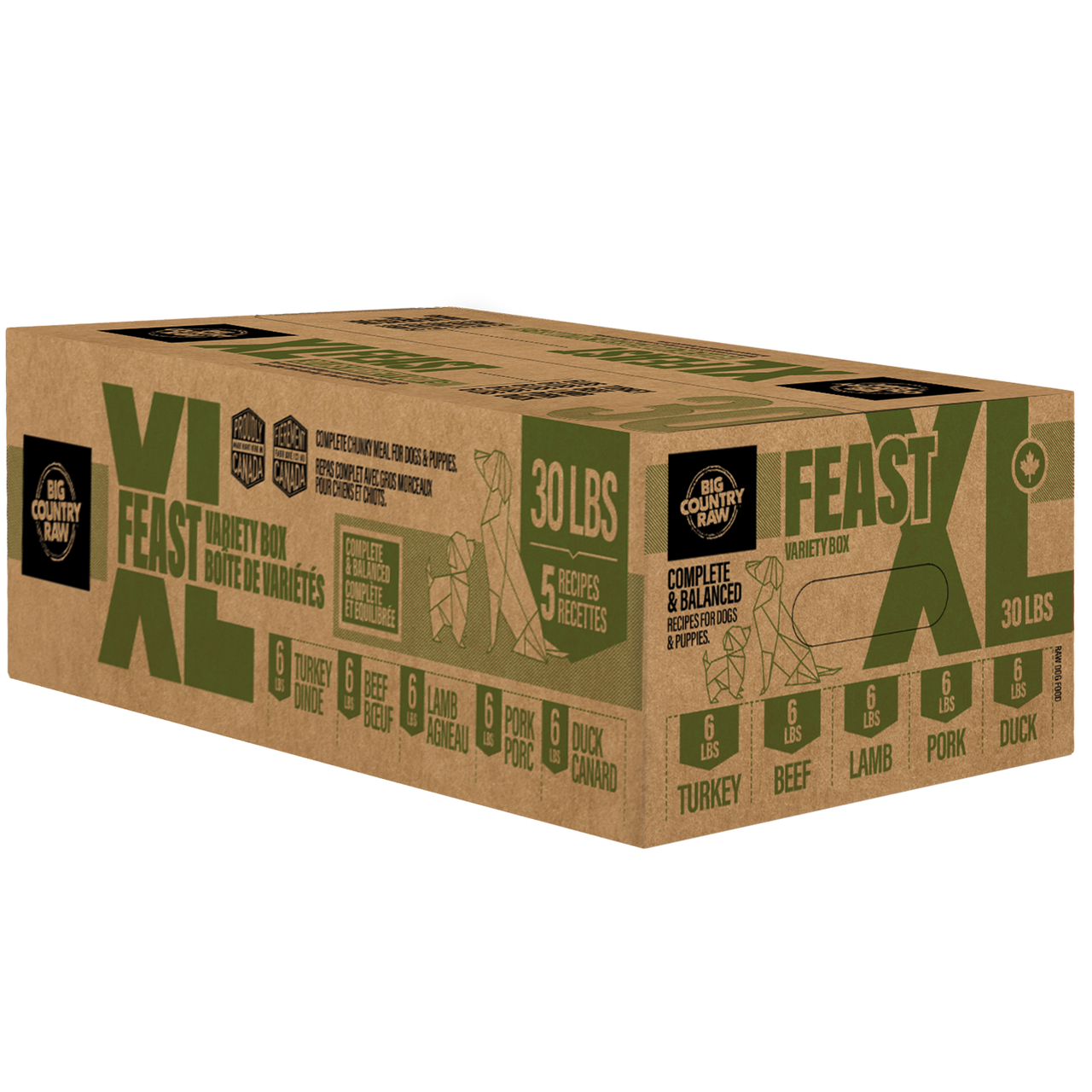 Big Country Raw XL Feast 30lbs