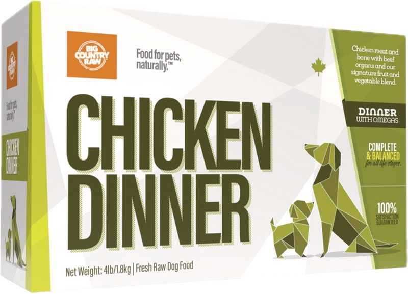 Big Country Raw Chicken Dinner Carton 4lbs