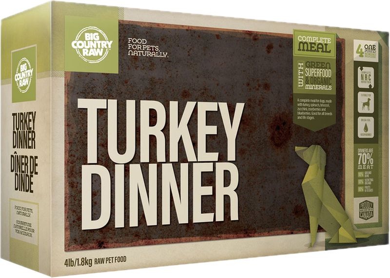 Big Country Raw Turkey Dinner Carton 4lbs