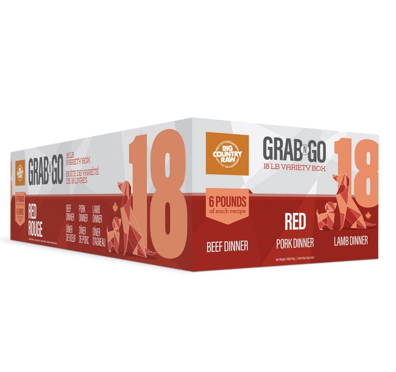 Big Country Raw Grab N Go Red 18lb